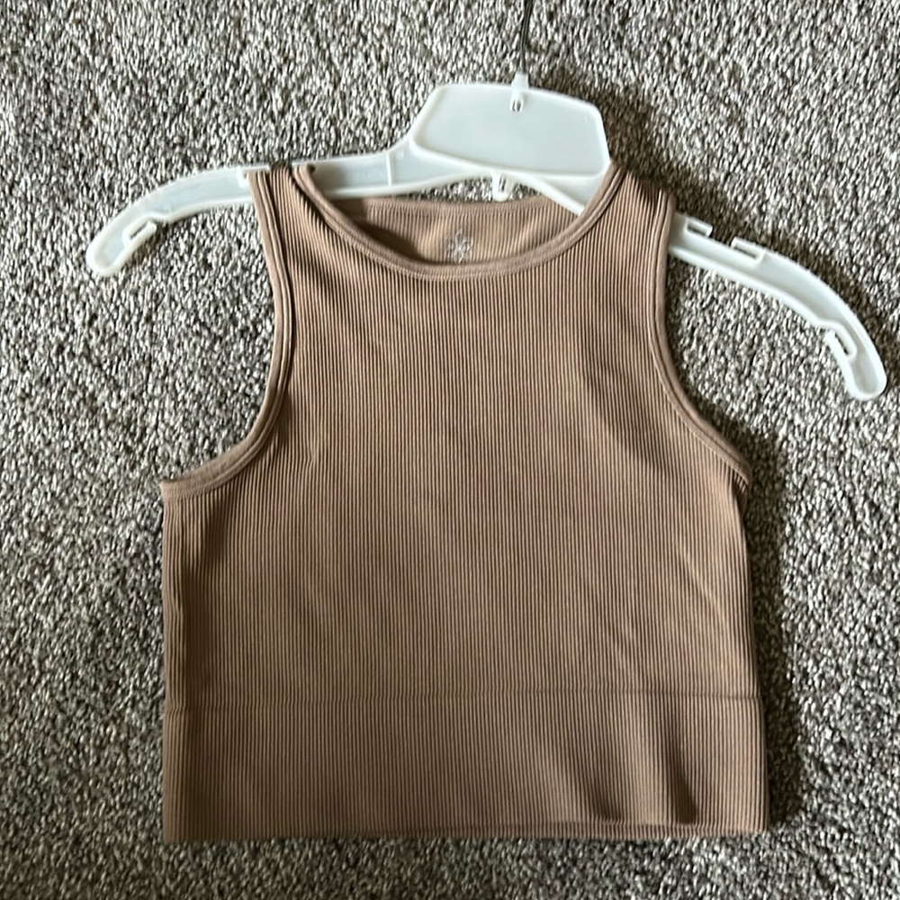 Women’s size small brown crop top by TURA